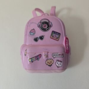 Barbie Holiday Pink Logo Backpack Fashionistas Mattel Bag Doll Accessory School
